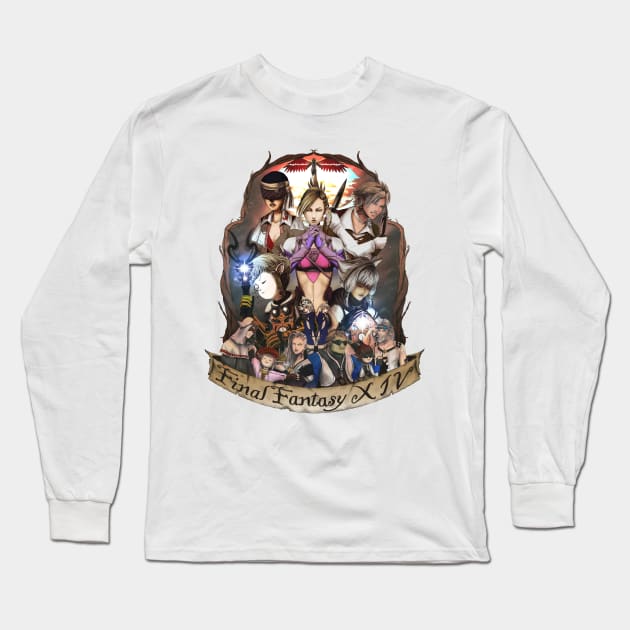 Final Fantasy XIV Long Sleeve T-Shirt by LirhyaPetitPain